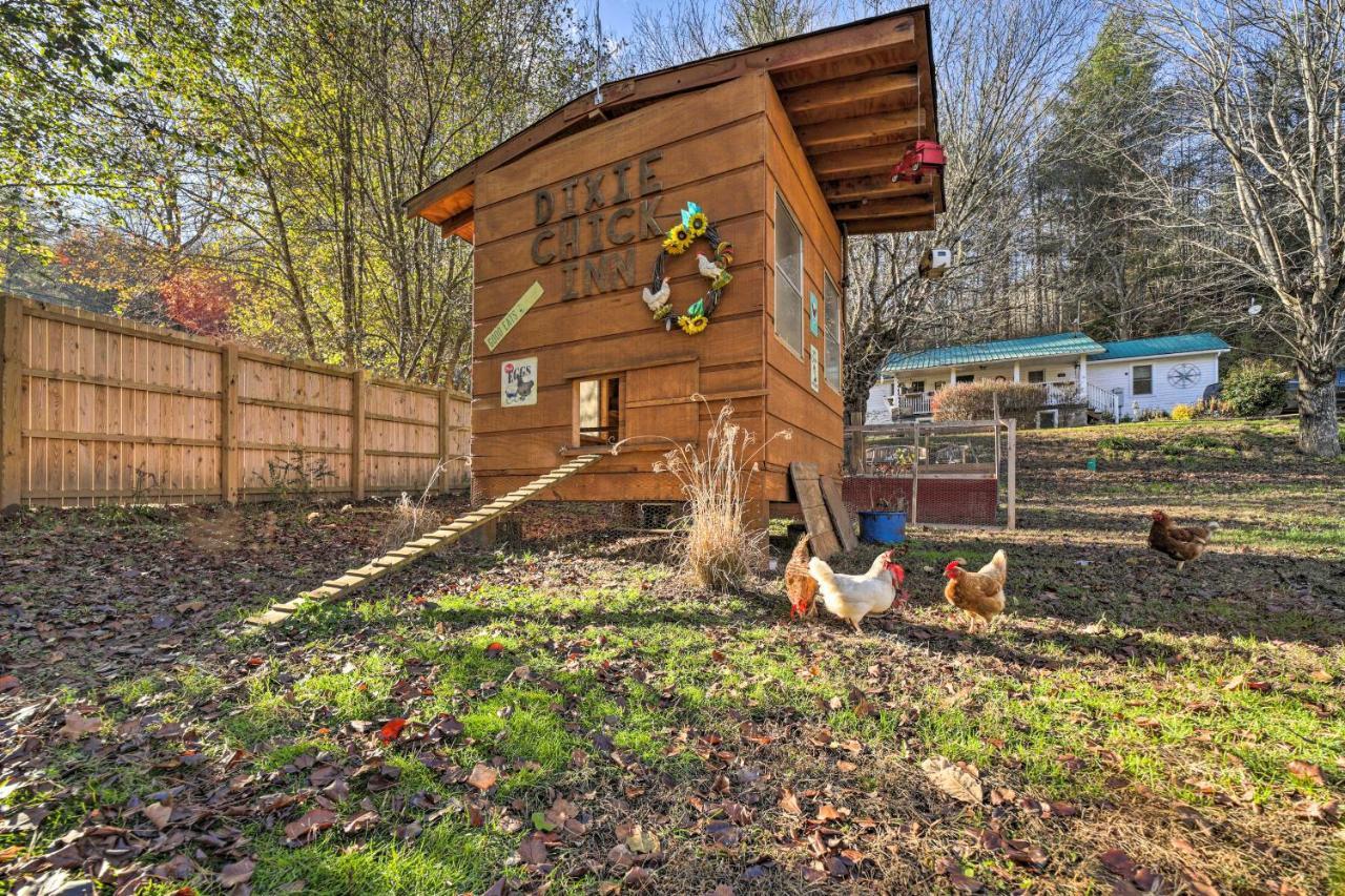 Smoky Mountain Vacation Rental With Hot Tub And Kayaks Whittier ภายนอก รูปภาพ
